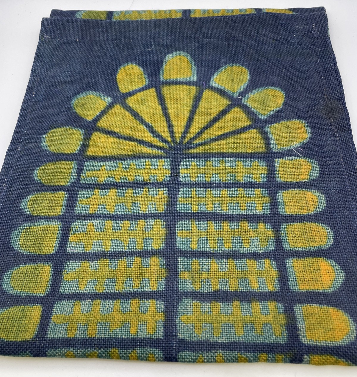 Vintage MCM Swedish Linen Funkis Textile Art - Wall Hanging / Table Runner Vintage MCM Swedish Linen Funkis Textile Art - Wall Hanging / Table Runner