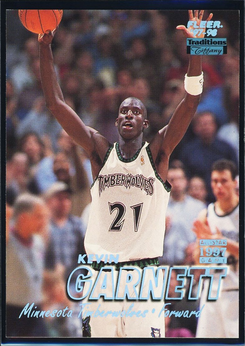 Kevin Garnett 1997-98 Fleer Traditions #250 Tiffany SSP Timberwolves Kevin Garnett 1997-98 Fleer Traditions #250 Tiffany SSP Timberwolves