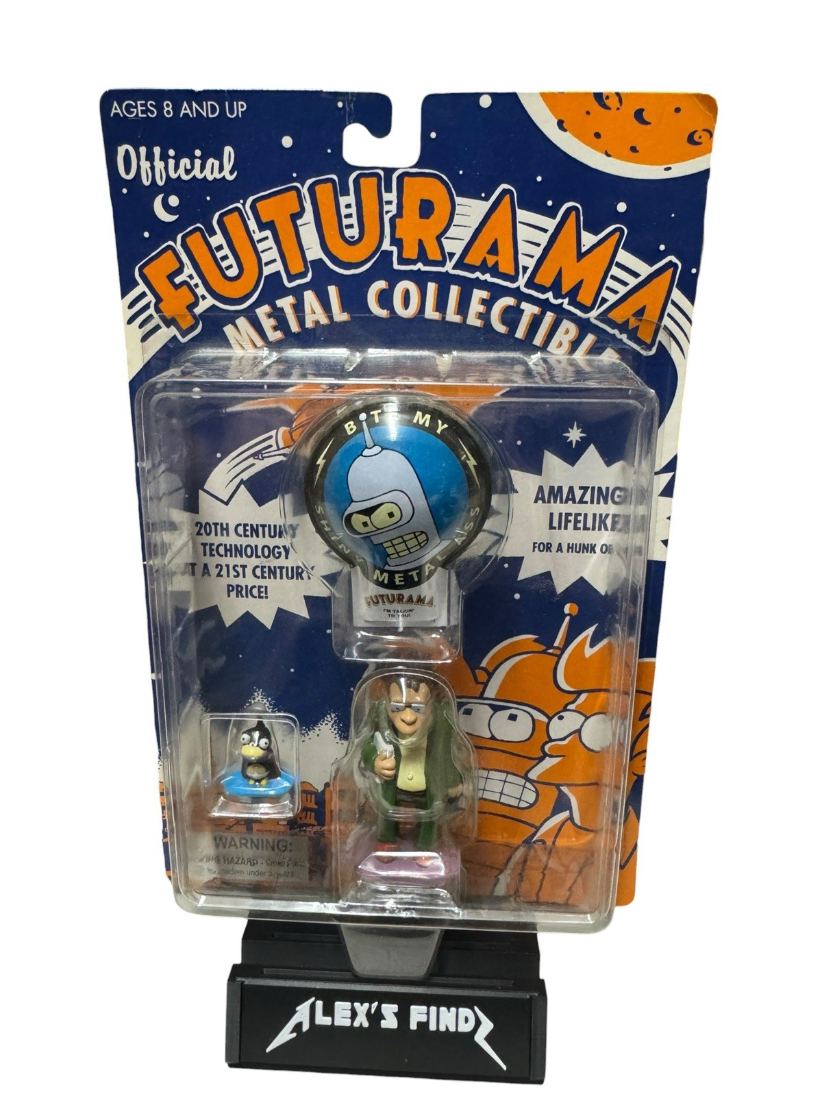 FUTURAMA HERMES & NIBBLER OFFICIAL METAL COLLECTIBLES FIGURES HTF NIP SERIES 2 FUTURAMA HERMES & NIBBLER OFFICIAL METAL COLLECTIBLES FIGURES HTF NIP SERIES 2