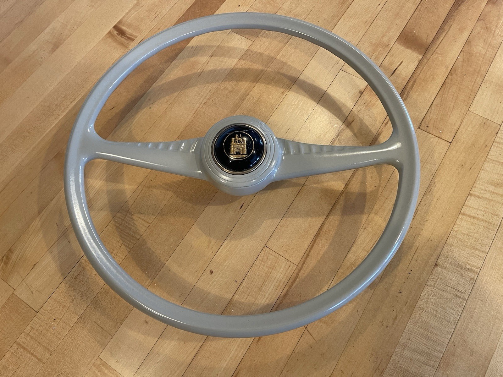 Early Split & Oval Window VW Beetle Batwing Steering Wheel & Horn Button Early Split & Oval Window VW Beetle Batwing Steering Wheel & Horn Button