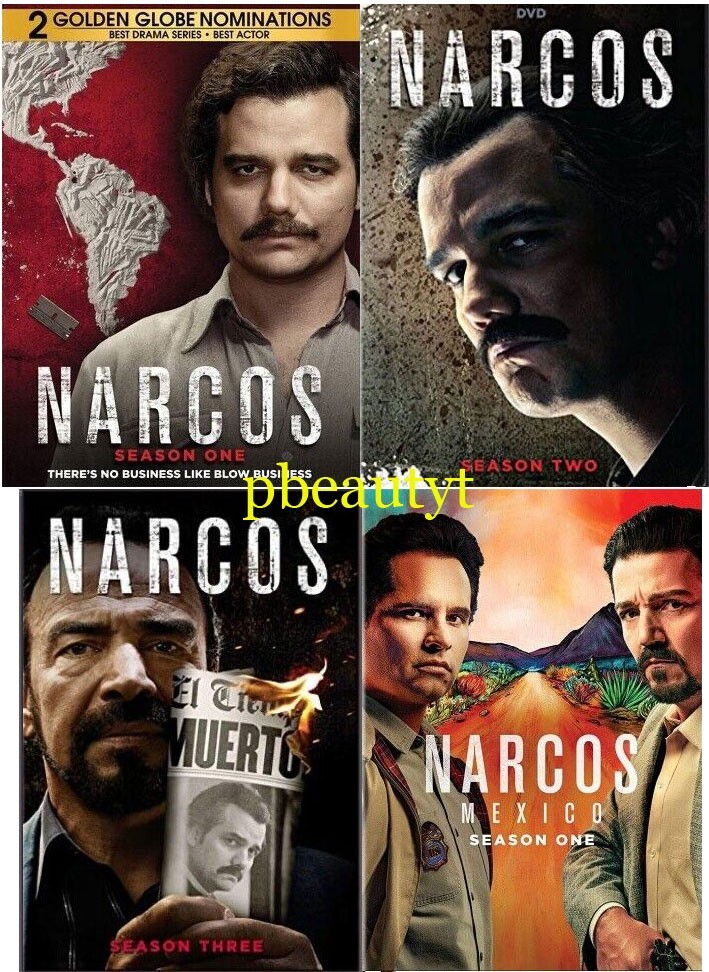 Narcos Complete TV Series DVD Seasons 1 2 3+Mexico 1 4-Season Collection NEW