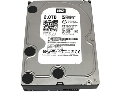 WD Purple WD20PURX 2TB 5400RPM 3.5 WD Purple WD20PURX 2TB 5400RPM 3.5