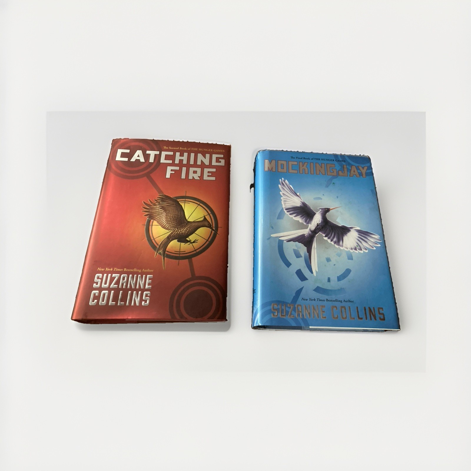 Hunger Games Catching Fire + Mockingjay Hardcover Lot Suzanne Collins Hunger Games Catching Fire + Mockingjay Hardcover Lot Suzanne Collins