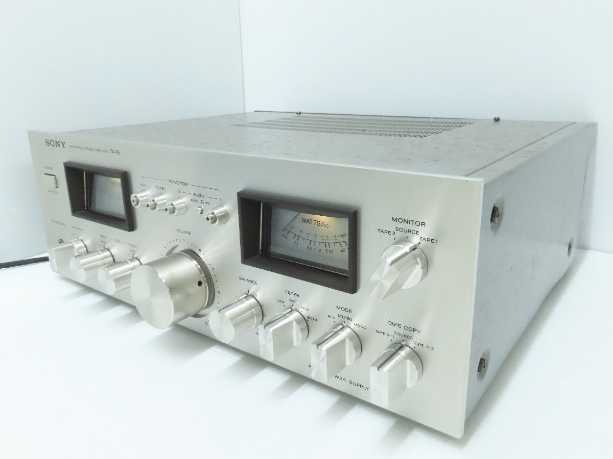 Sony TA-F5 Integrated Stereo Amplifier Integra Tested Audio Japan Junk Sony TA-F5 Integrated Stereo Amplifier Integra Tested Audio Japan Junk