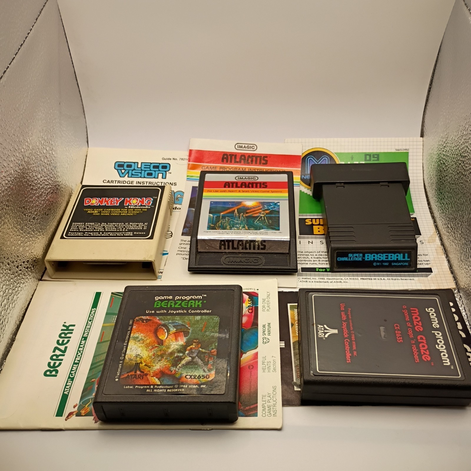Donkey Kong +Manual Atari 2600/7800/+ Authentic / Atari Game Bundle Donkey Kong +Manual Atari 2600/7800/+ Authentic / Atari Game Bundle