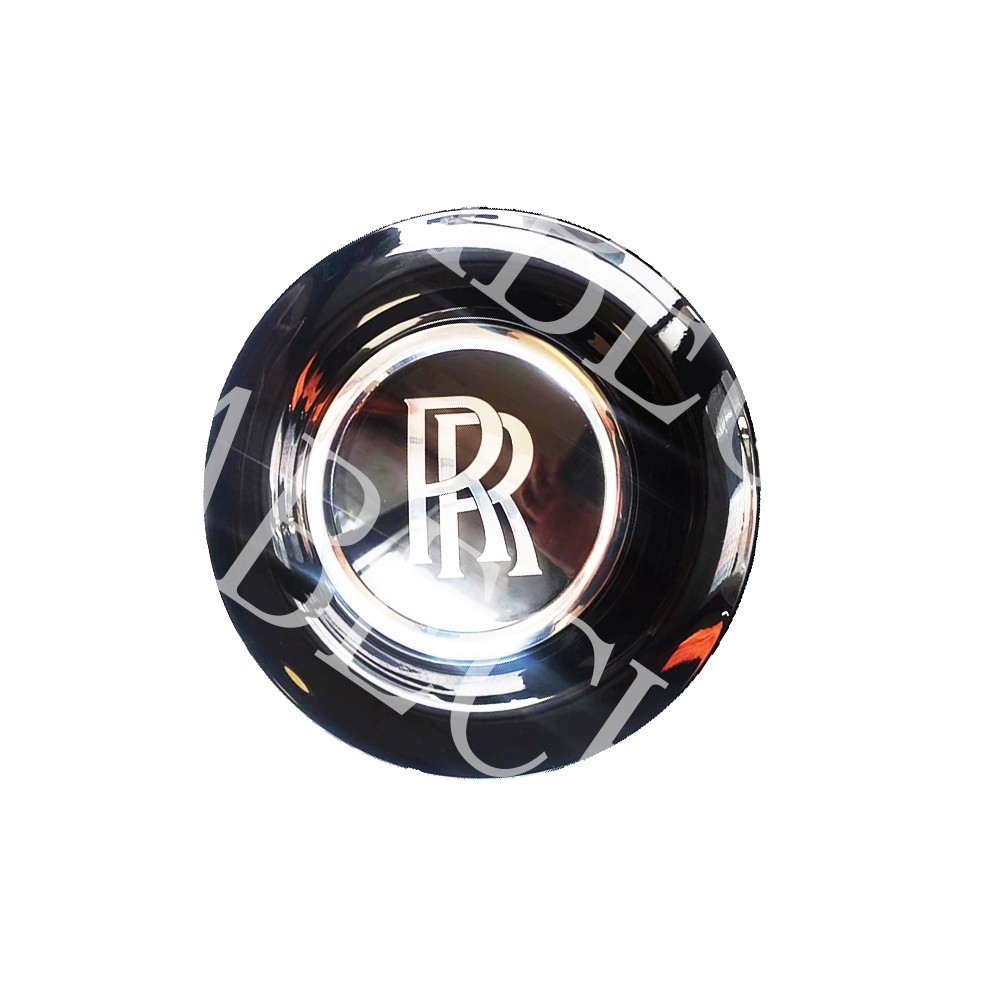 Rolls-Royce Centre Hub Cover Chrome For Rolls-Royce Ghost WRAITH DAWN (Black)