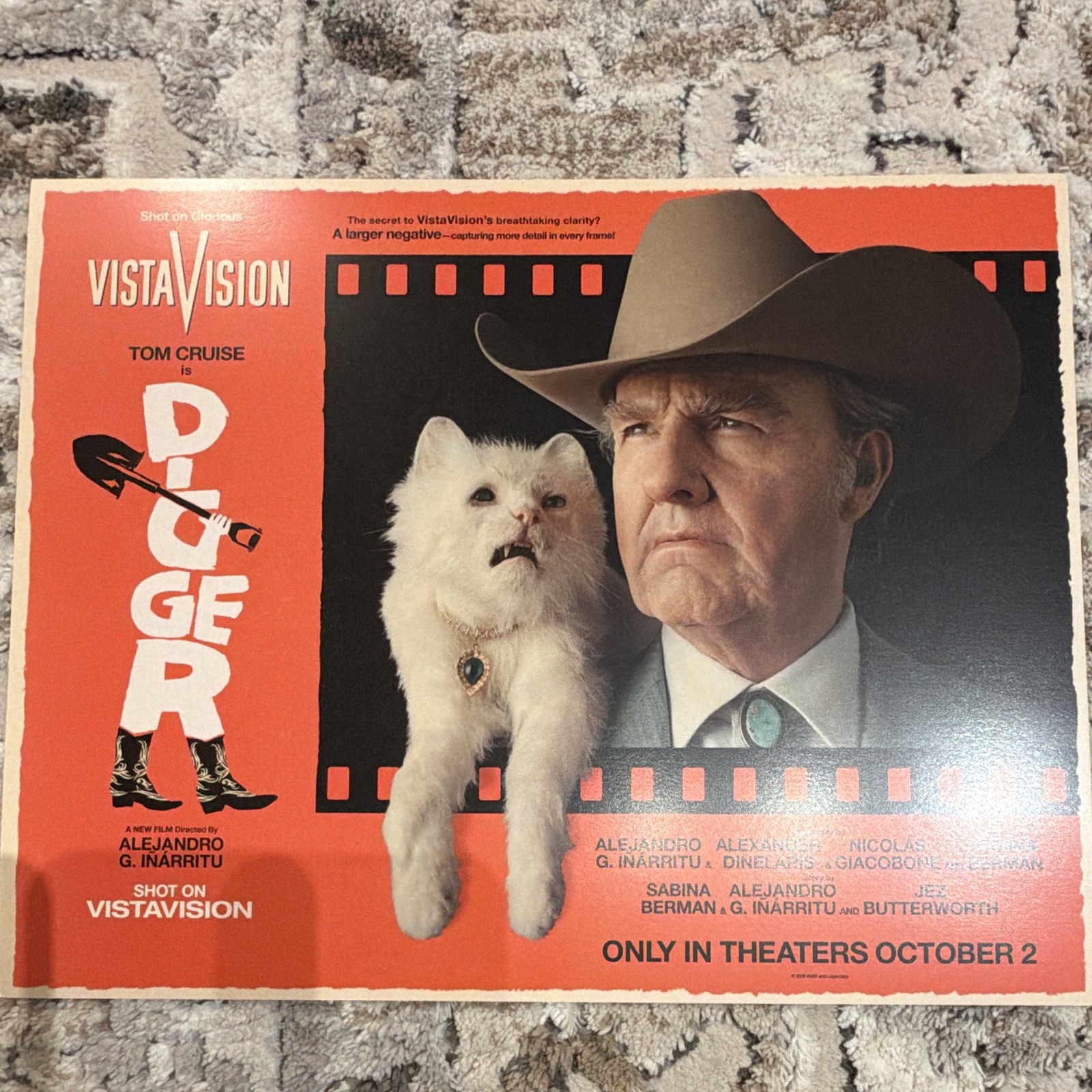 Tom Cruise Digger LOT OF 5 VistaVision Original Movie Lobby Cards Tom Cruise Digger LOT OF 5 VistaVision Original Movie Lobby Cards