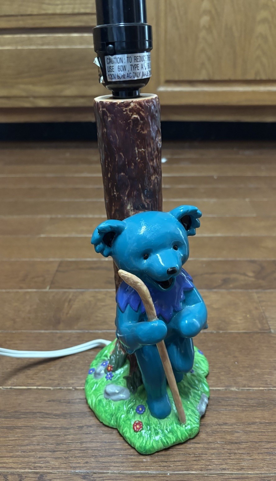 Rare Y2K 2000 Grateful Dead Lamp by Vandor Collectible Missing Shade Tested Rare Y2K 2000 Grateful Dead Lamp by Vandor Collectible Missing Shade Tested