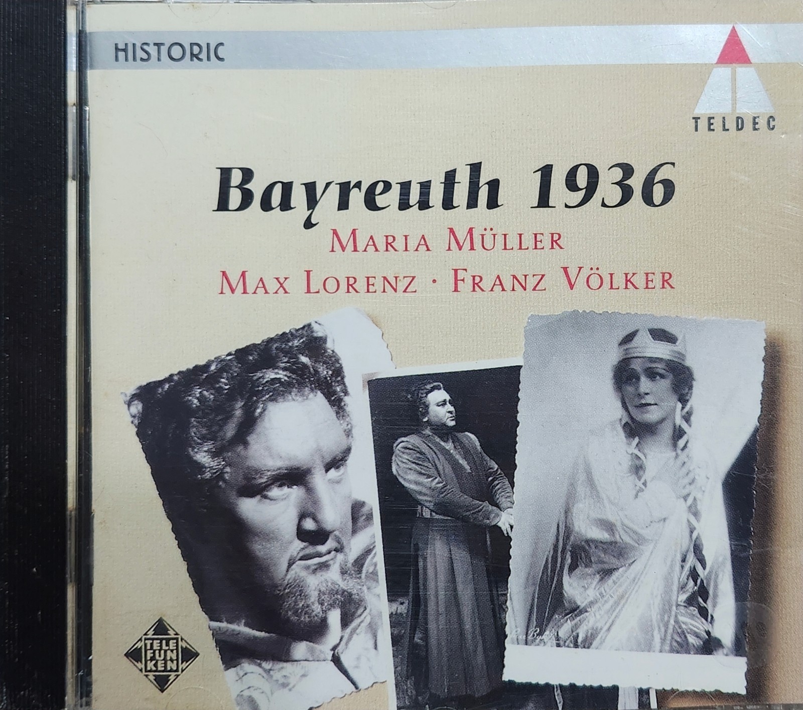 Bayreuth 1936 : Maria Muller, Max Lorenz, Franz Volker CD 1993 Teldec Wagner Bayreuth 1936 : Maria Muller, Max Lorenz, Franz Volker CD 1993 Teldec Wagner