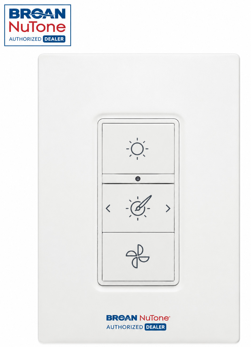 Broan NuTone S1100402 ChromaComfort Wall Switch Bluetooth Bath Fan Control