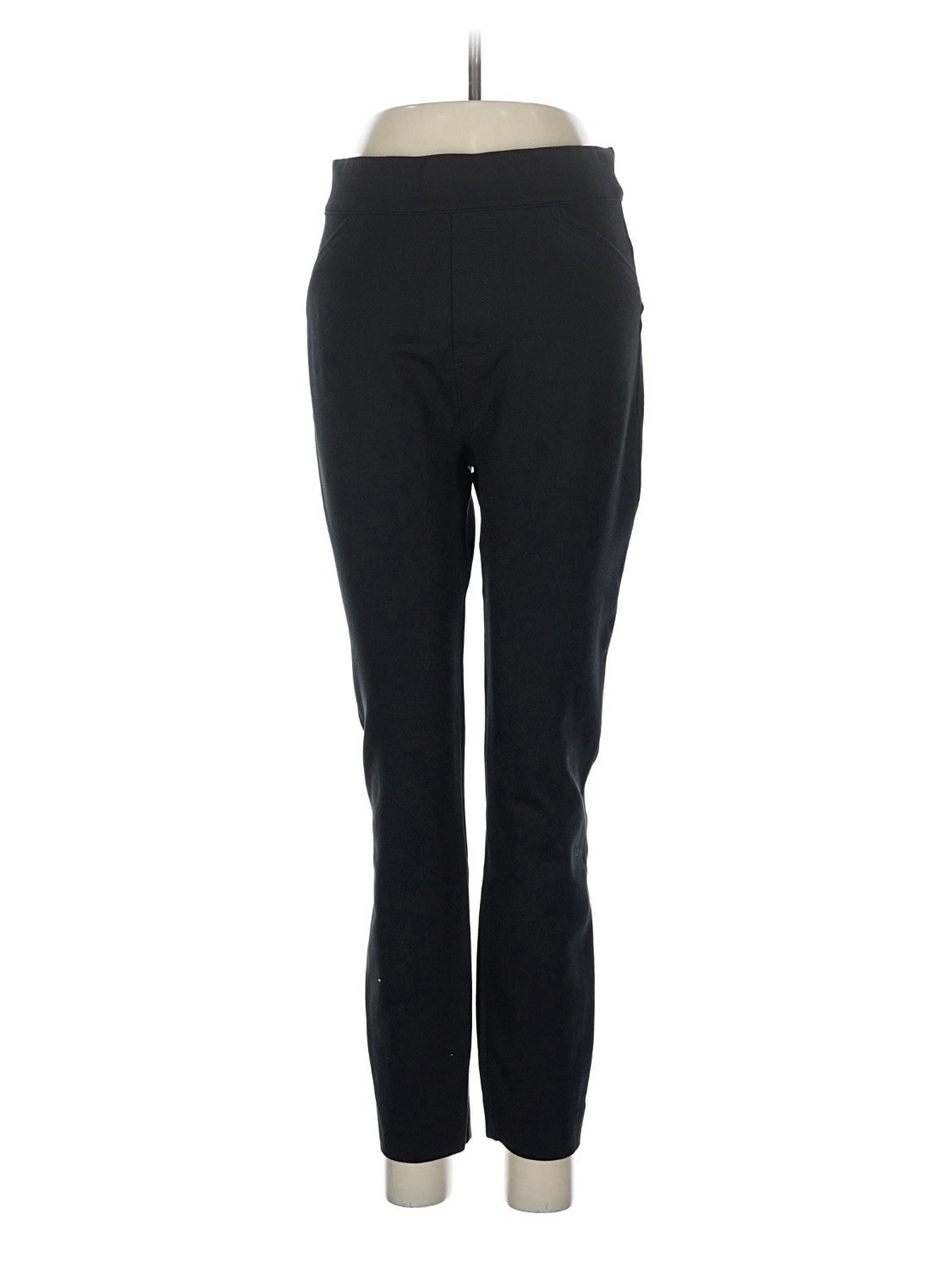 SPANX Supersmooth Perfect Fit Stretch Slim Straight Leg Pants Black Size M Women