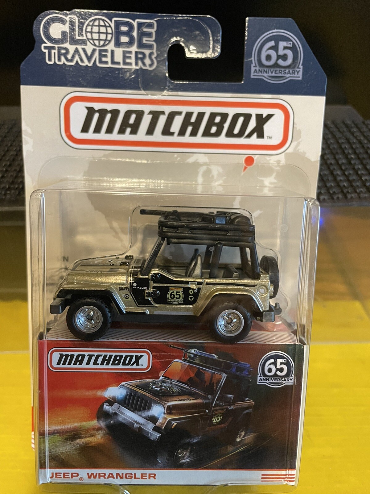 2017 MATCHBOX GLOBE TRAVELERS JEEP WRANGLER NIP 65th ANNIVERSARY RARE HTF 2017 MATCHBOX GLOBE TRAVELERS JEEP WRANGLER NIP 65th ANNIVERSARY RARE HTF