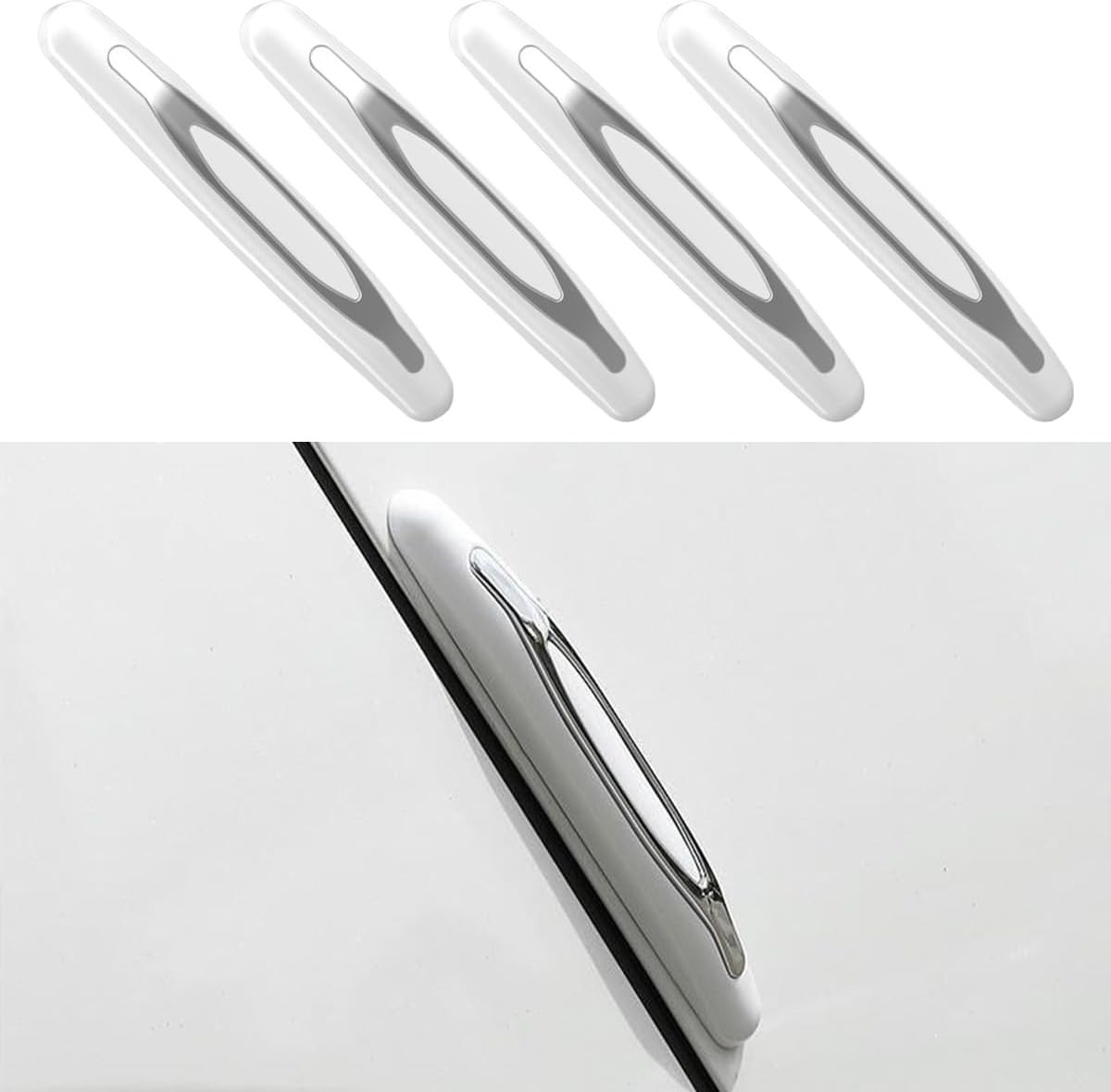 4PCS Car Door Edge Protectors - Universal Fit Anti-Collision PVC Strips 4PCS Car Door Edge Protectors - Universal Fit Anti-Collision PVC Strips