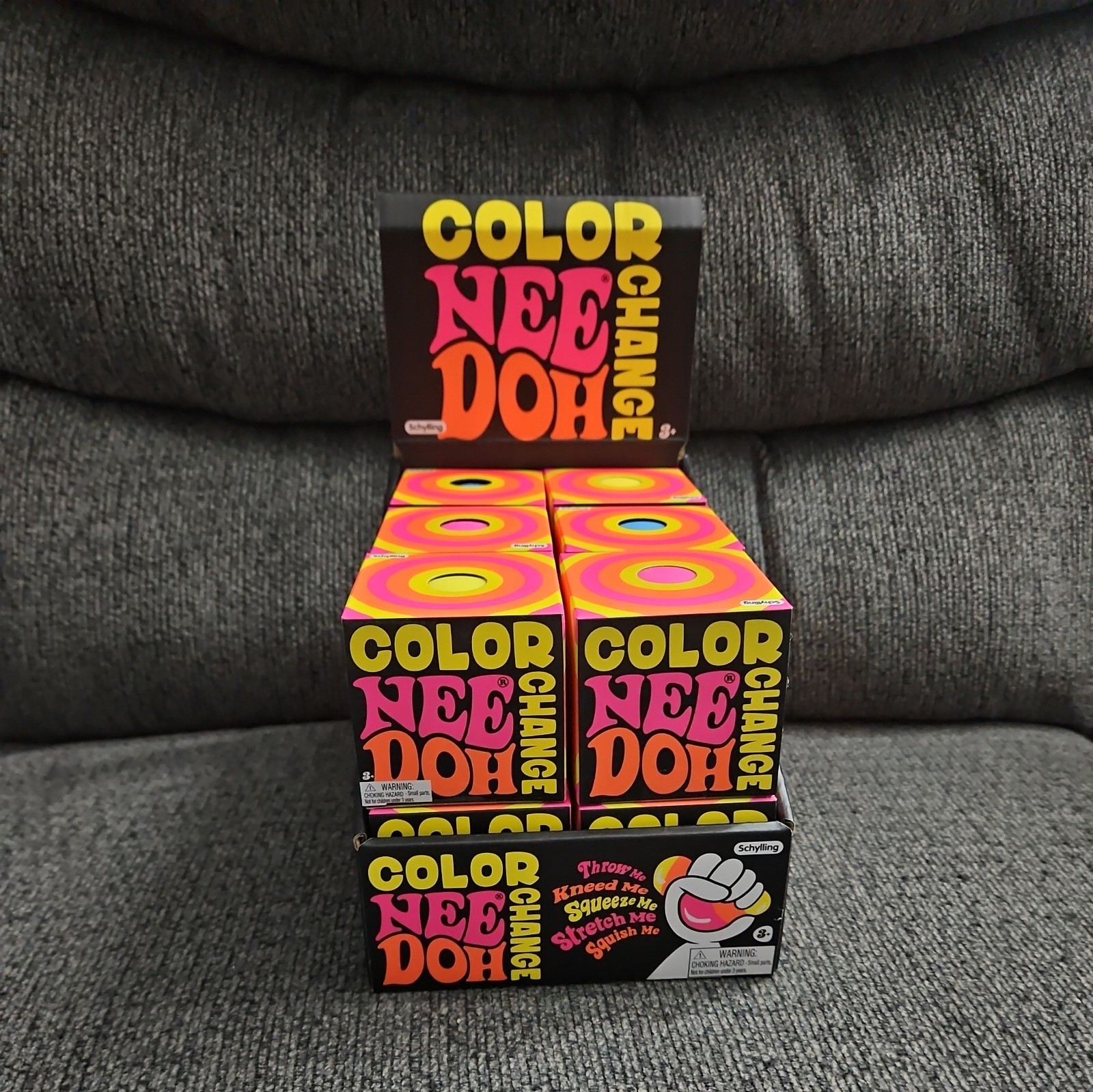 NeeDoh Color Change Ball Lot of 12 Full Case With Display Box 🔥 AUTHENTIC NEW NeeDoh Color Change Ball Lot of 12 Full Case With Display Box 🔥 AUTHENTIC NEW