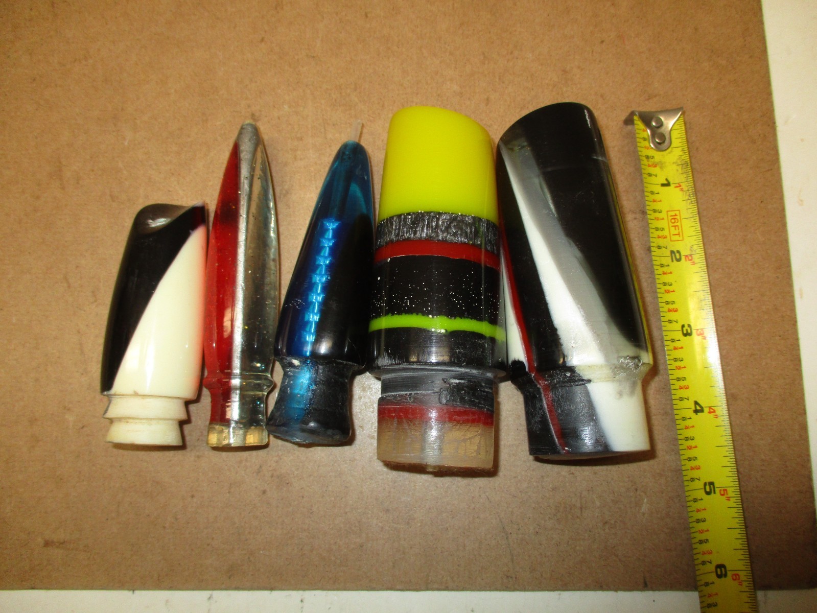 VINTAGE TUNA LURES * VINTAGE RESIN HEADS OFFSHORE ANGLER BIG GAME *****