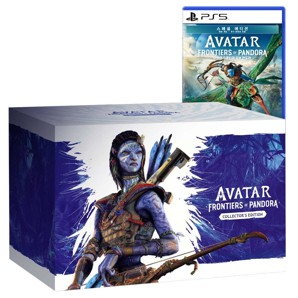 PS5 Avatar Frontiers of Pandora Collectors Edition Limited Statue Box Set RARE