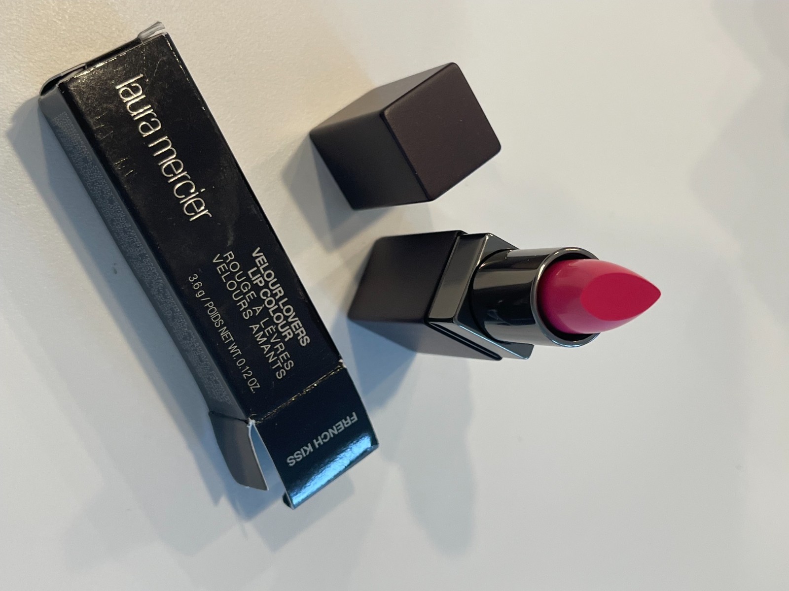 Laura Mercier Velour Lovers Lip Colour French Kiss, .12 Oz BNIB Discontinued Laura Mercier Velour Lovers Lip Colour French Kiss, .12 Oz BNIB Discontinued