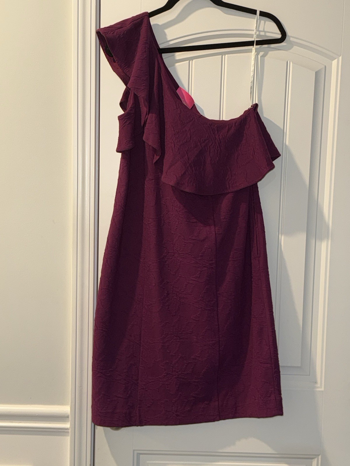 NWT Lilly Pulitzer Dress Bordeaux One Shoulder Dress Size 14 NWT Lilly Pulitzer Dress Bordeaux One Shoulder Dress Size 14