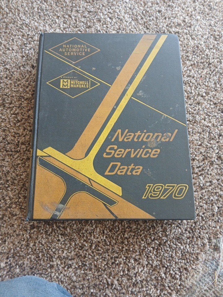 1970 NATIONAL SERVICE DATA AUTO REPAIR Manual 1970 NATIONAL SERVICE DATA AUTO REPAIR Manual