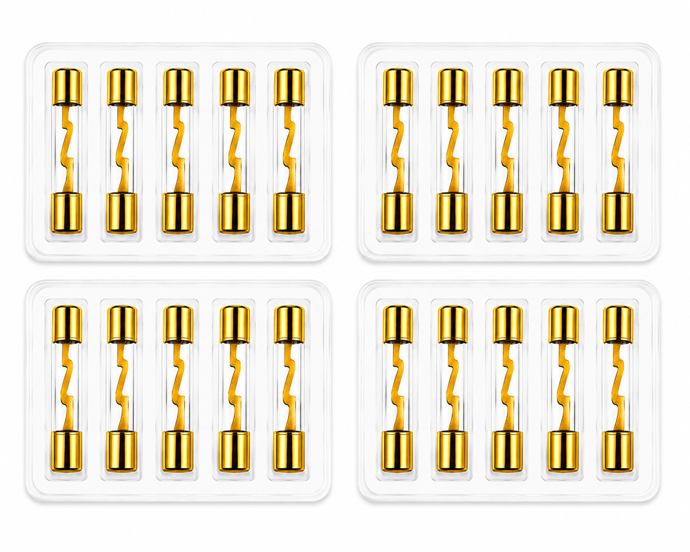 Absolute USA AGU100-20 AGU Gold Fuses 100 Amp 12 Volts Car Stereo Access Absolute USA AGU100-20 AGU Gold Fuses 100 Amp 12 Volts Car Stereo Access