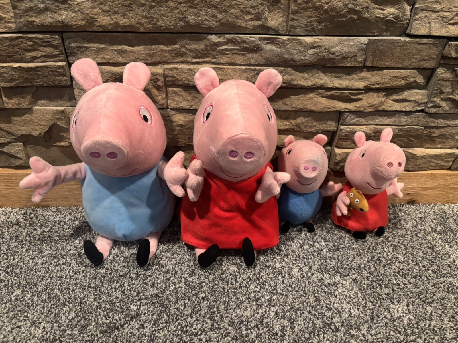 Lot 4 Peppa Pig Plush - 10”+ 6” Peppa George Teddy Lot 4 Peppa Pig Plush - 10”+ 6” Peppa George Teddy