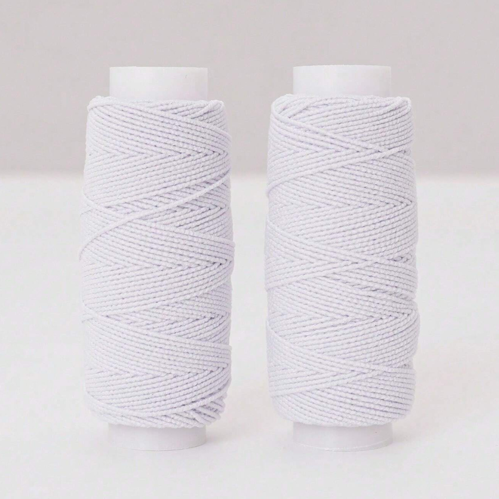 Elastic Sewing Thread 2 Rolls Ultra-Fine Sewing Stitching Cord for DIY Crafting Elastic Sewing Thread 2 Rolls Ultra-Fine Sewing Stitching Cord for DIY Crafting