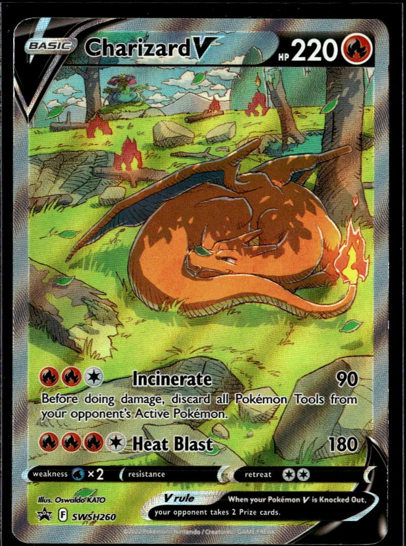 Charizard V SWSH Holo Black Star Promo FA #SWSH260 Charizard V SWSH Holo Black Star Promo FA #SWSH260