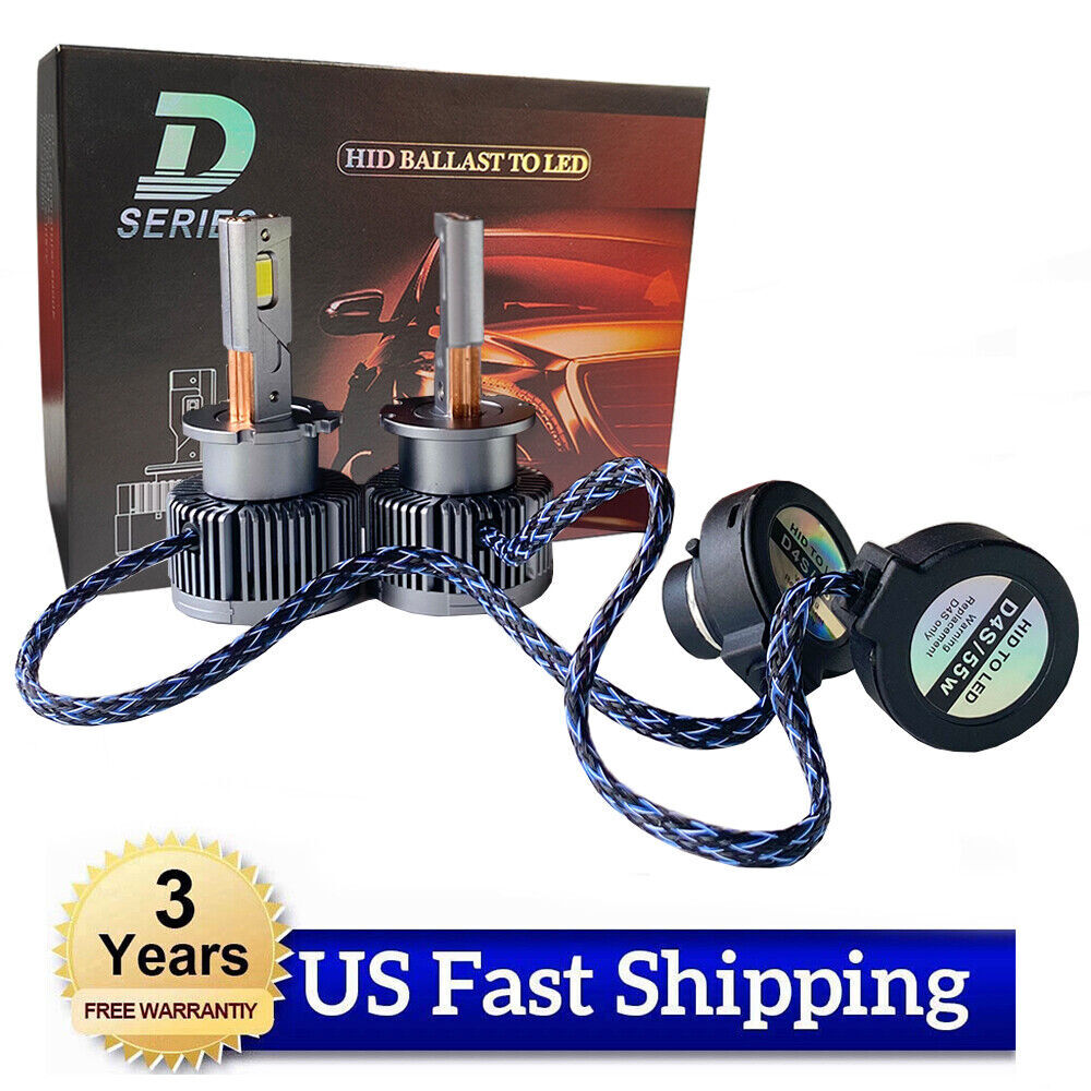 2PCS D4S/D4R LED Headlight Replace HID Xenon Super Bright 6000K Conversion Kit 2PCS D4S/D4R LED Headlight Replace HID Xenon Super Bright 6000K Conversion Kit