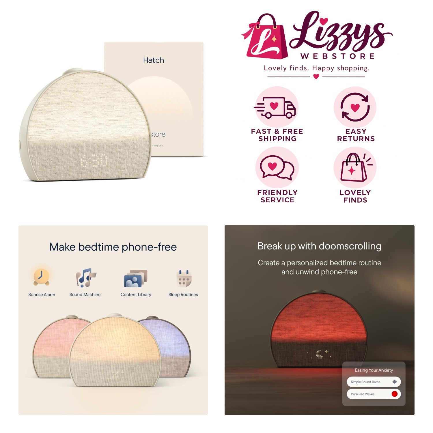 Smart Sleep Assistant - Restore 3 with Bluetooth & Sunrise Lighting Features