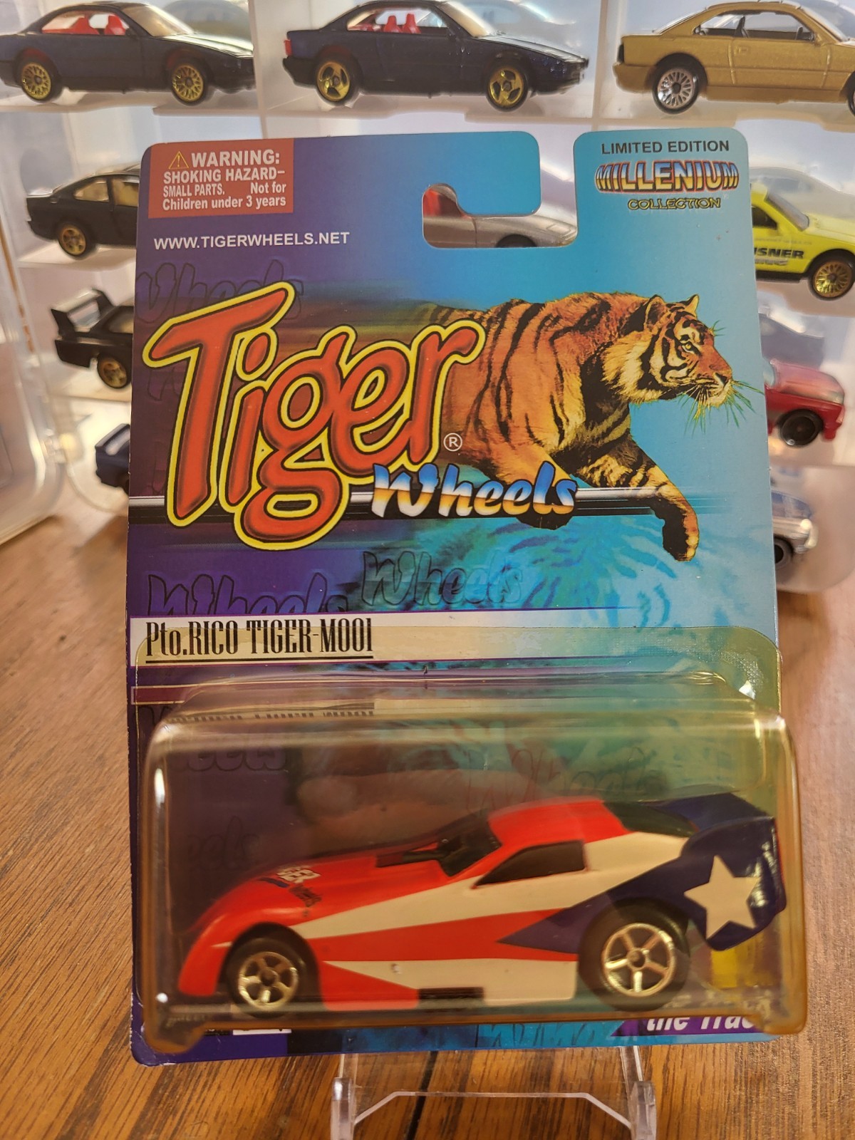 VHTF Tiger Wheels PtoRICO Tiger-MOO1 Funny Car Puerto Rico First On Track 