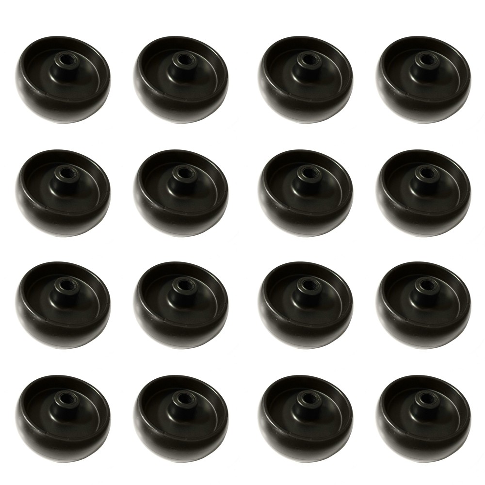 (16-Pack) Plastic Deck Wheels GX10168 Fits John Deere Riding Mowers