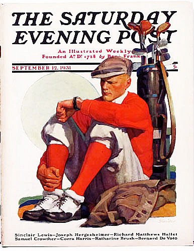 Original 1931 Saturday Evening Post – Discouraged Golfer – Complete Magazine Original 1931 Saturday Evening Post – Discouraged Golfer – Complete Magazine