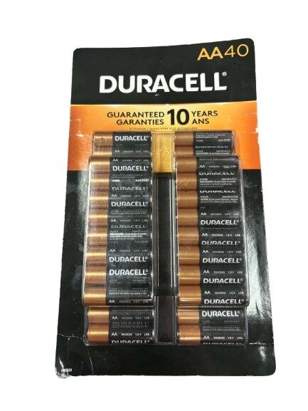 Duracell AA Alkaline Batteries 40 Count Duracell AA Alkaline Batteries 40 Count