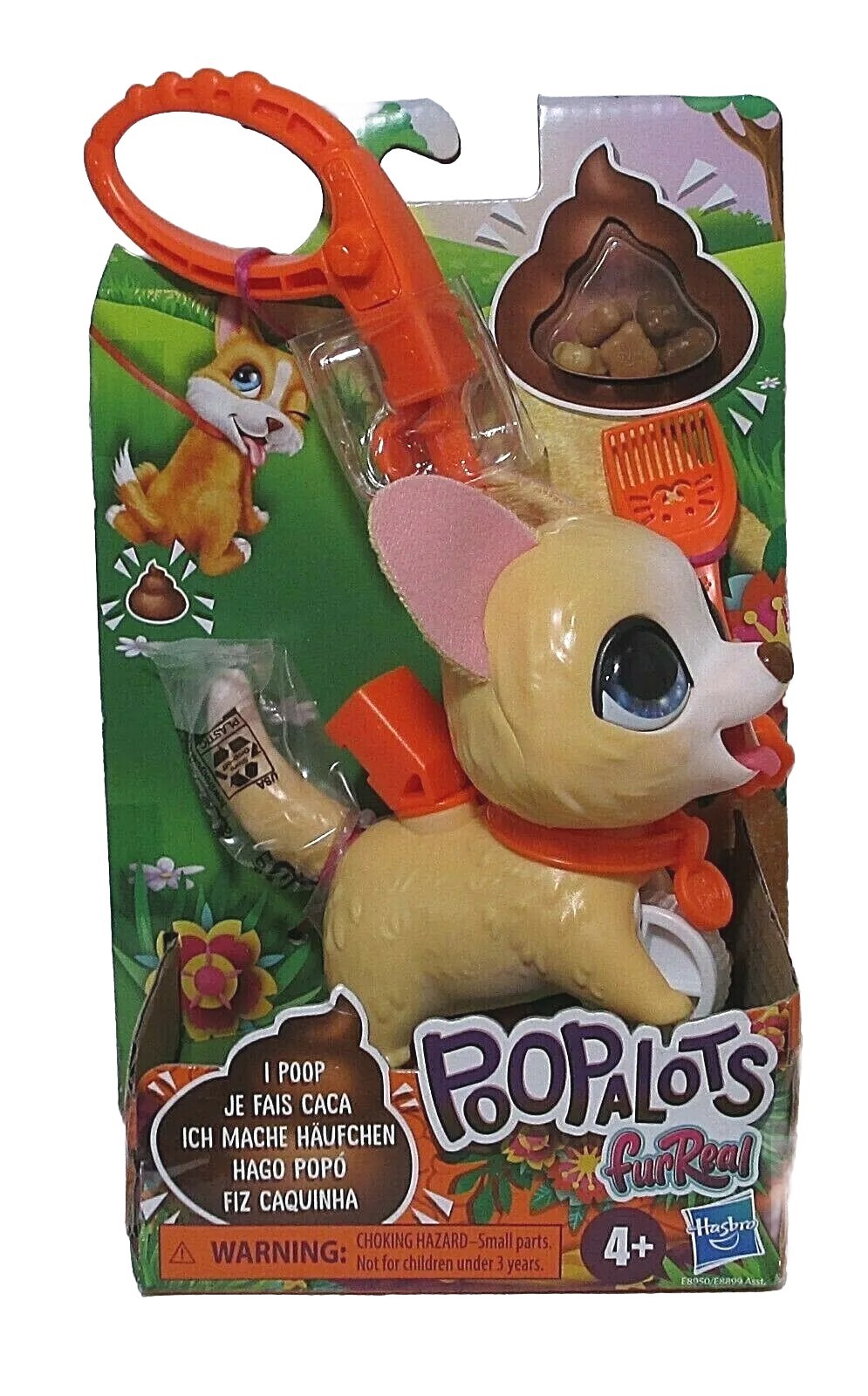 FurReal Poopalots Kitten Walk Feed Poops Toy Cat Tan Blonde Hasbro New 2019 