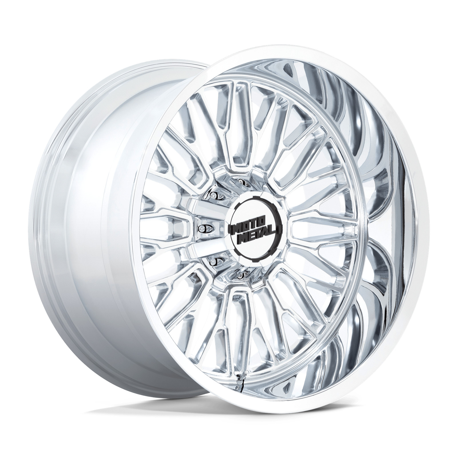 20x10 Moto Metal MO809 Stinger Chrome Wheel 5x5/5.5 (-18mm)