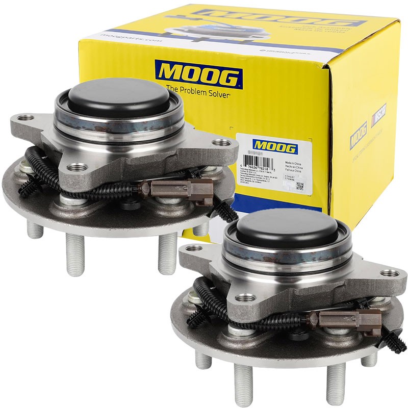 2X MOOG Front New Wheel Bearing & Hub Assembly for 2018 -2020 Ford F-150 6-Lug