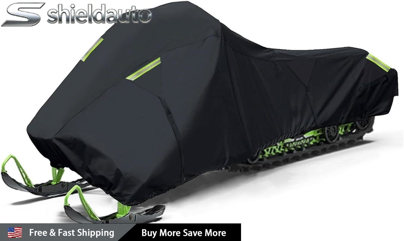 210D 130''x W 51''x H 50'' Snowmobile Cover Universal Waterproof Skiing Mobile 210D 130''x W 51''x H 50'' Snowmobile Cover Universal Waterproof Skiing Mobile