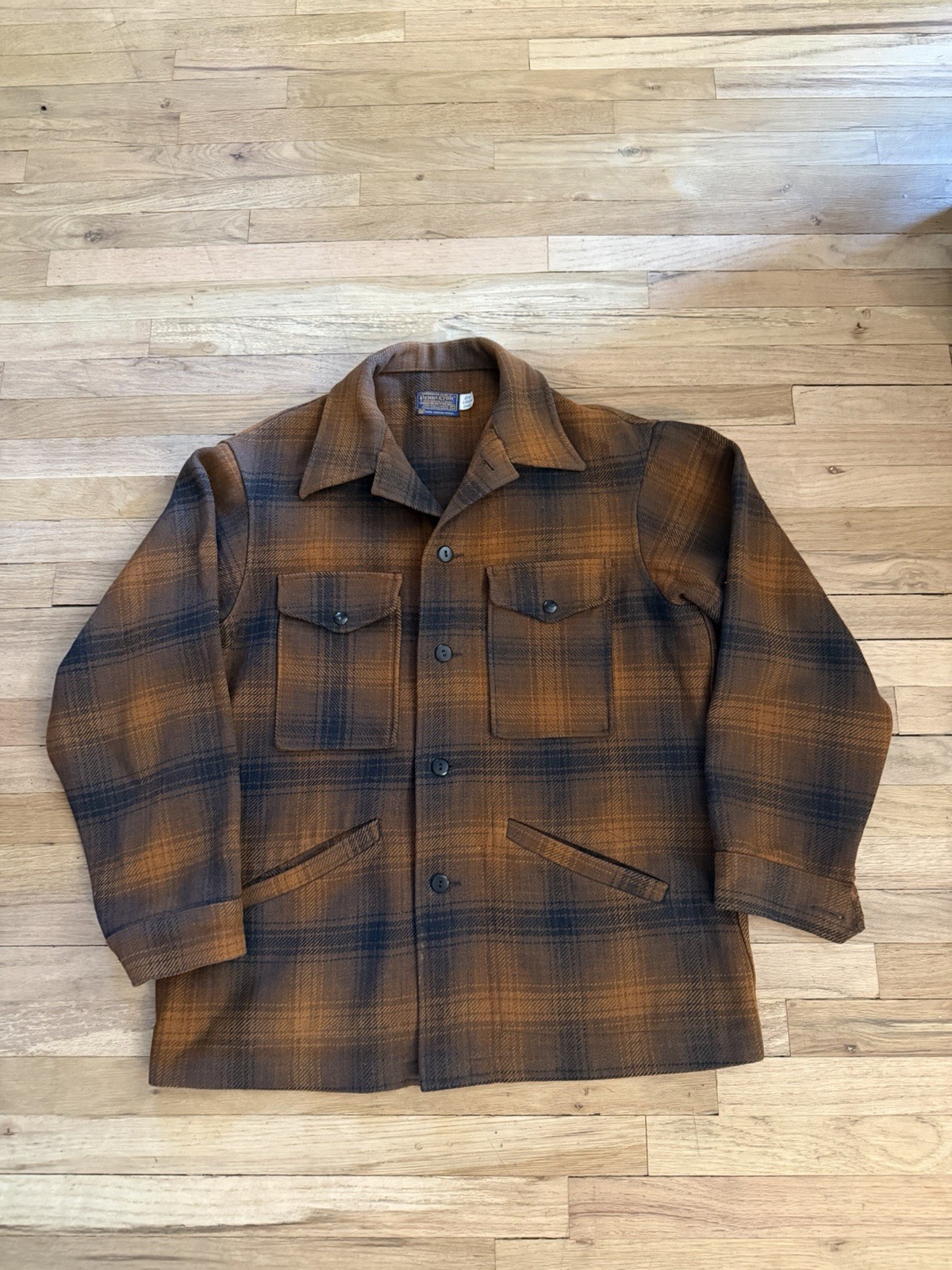 1960s Pendleton Men\'s M Wool Flannel Shirt Jacket Plaid, Button Down, Vintage 1960s Pendleton Men\'s M Wool Flannel Shirt Jacket Plaid, Button Down, Vintage
