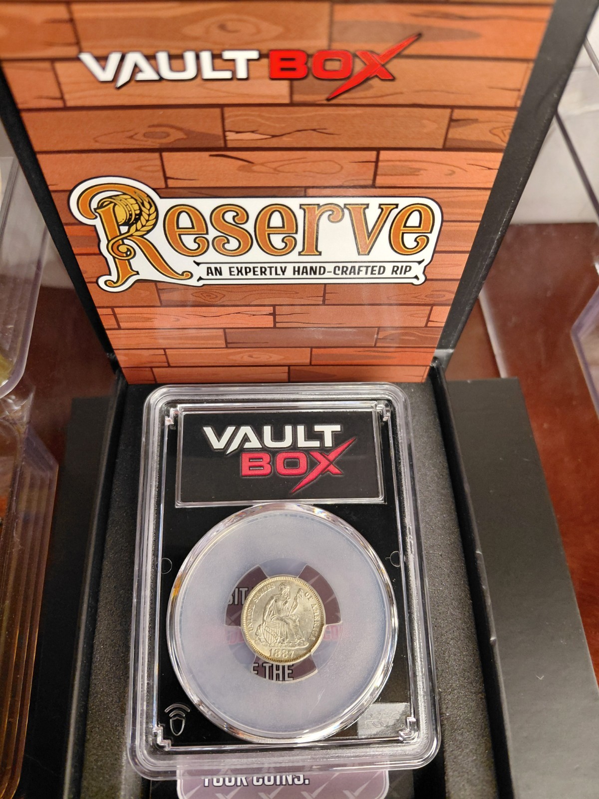 1887-S Seated Dime PCGS MS63 Toning On Rim Vault Box Rare 1887-S Seated Dime PCGS MS63 Toning On Rim Vault Box Rare