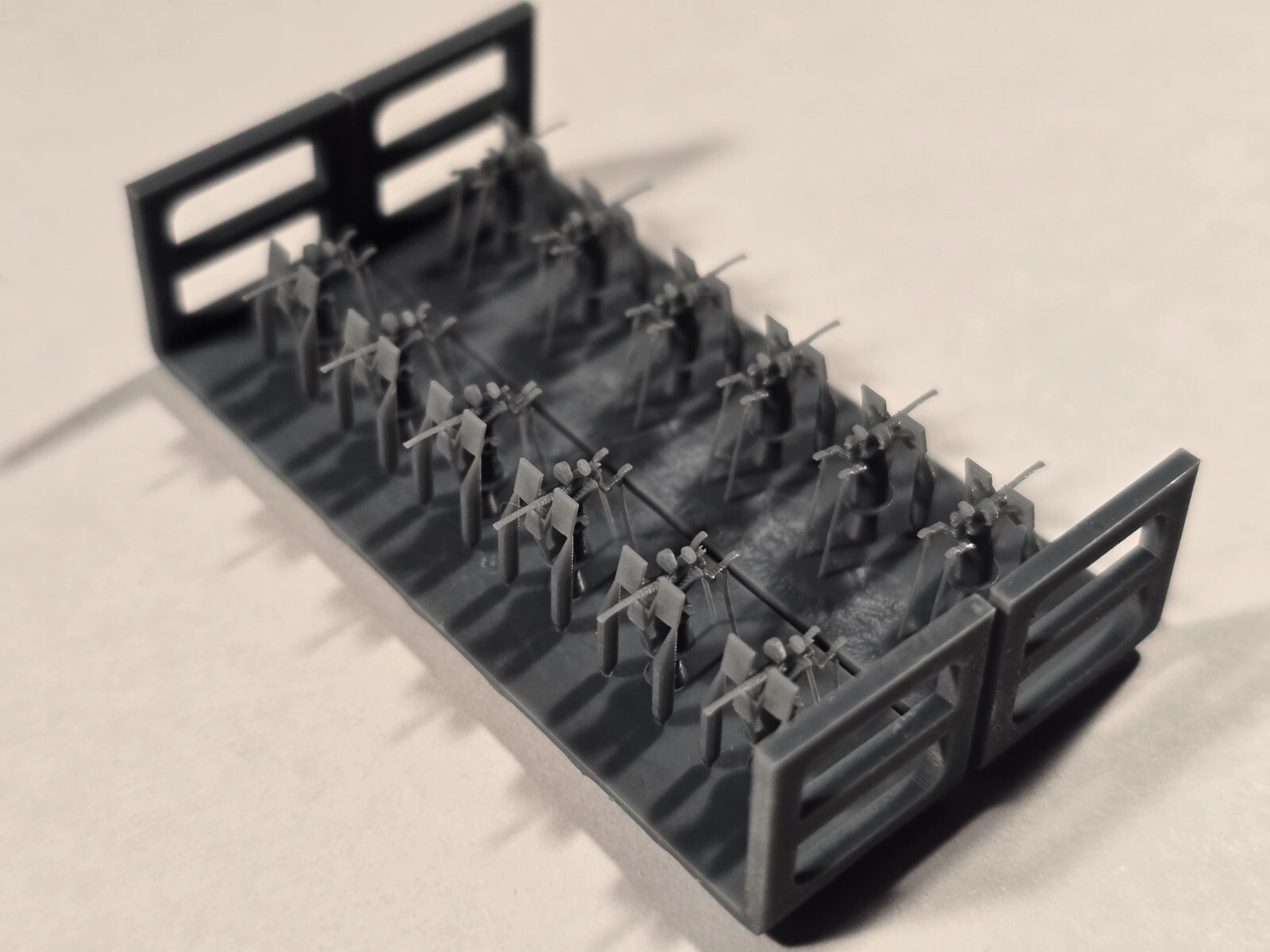 1/350 3D Printed 20mm Oerlikon AA Guns (Early) X 12 For WW2 Model Warships