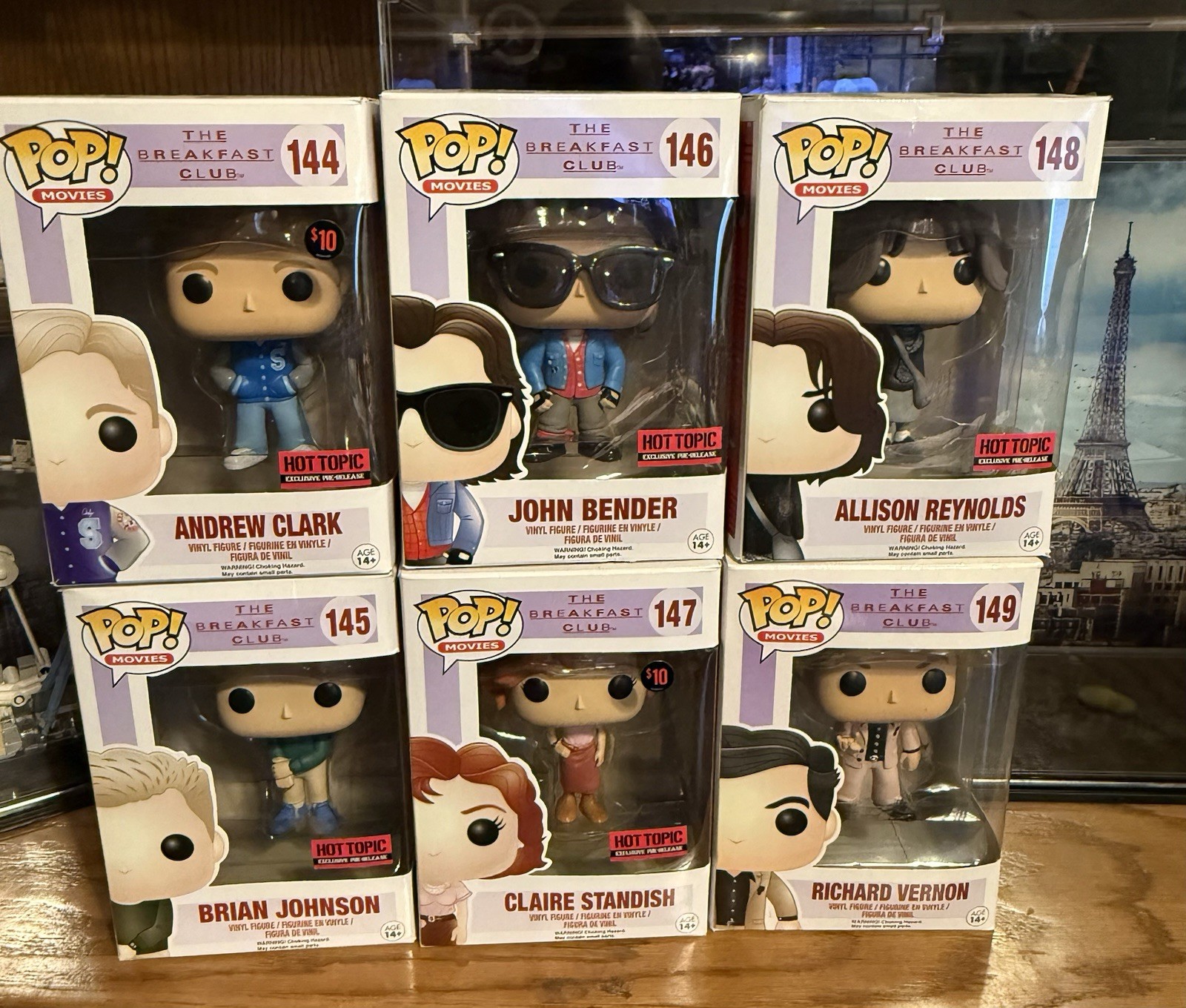 Funko POP Movies Breakfast Club Hot Topic Exclusive 6pc Vinyl Mixed Lot Boxed Funko POP Movies Breakfast Club Hot Topic Exclusive 6pc Vinyl Mixed Lot Boxed