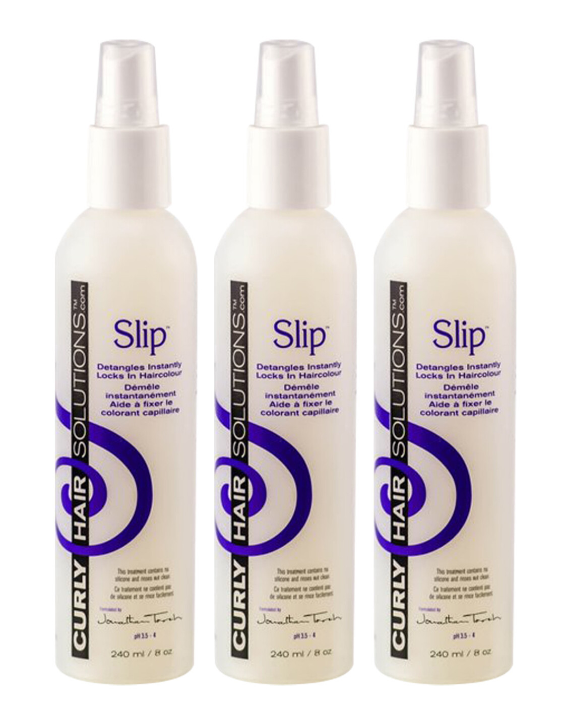 Curl Keeper Hair Solutions Slip Detangle - Smooth and Tangle-Free 8Oz Set of 3 Curl Keeper Hair Solutions Slip Detangle - Smooth and Tangle-Free 8Oz Set of 3