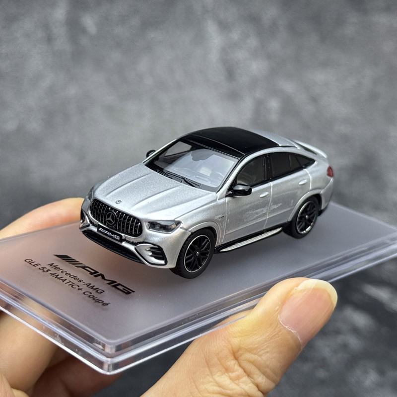 kiloworks NZG 1/64 Scale Mercedes-Benz AMG GLE53E Coupe Silver Diecast Car Model kiloworks NZG 1/64 Scale Mercedes-Benz AMG GLE53E Coupe Silver Diecast Car Model