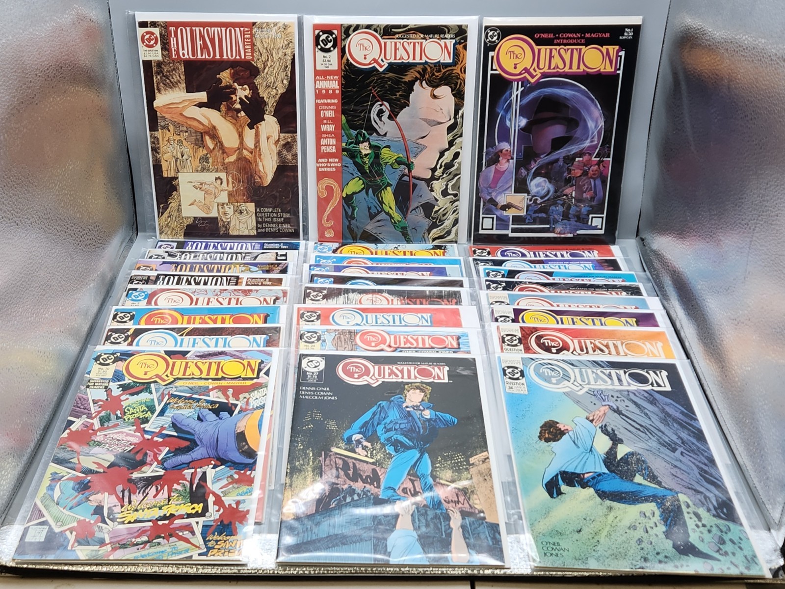 THE QUESTION 1987 #1-36,quantity #1-5,Annual #2 Incomplete Lot Of 27/Ships Free THE QUESTION 1987 #1-36,quantity #1-5,Annual #2 Incomplete Lot Of 27/Ships Free