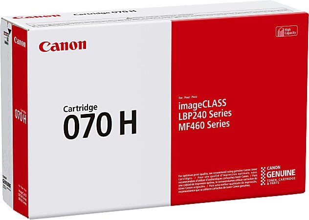 Canon 070H High Yield Black Toner Cartridge for ImageCLASS LBP240 Canon 070H High Yield Black Toner Cartridge for ImageCLASS LBP240