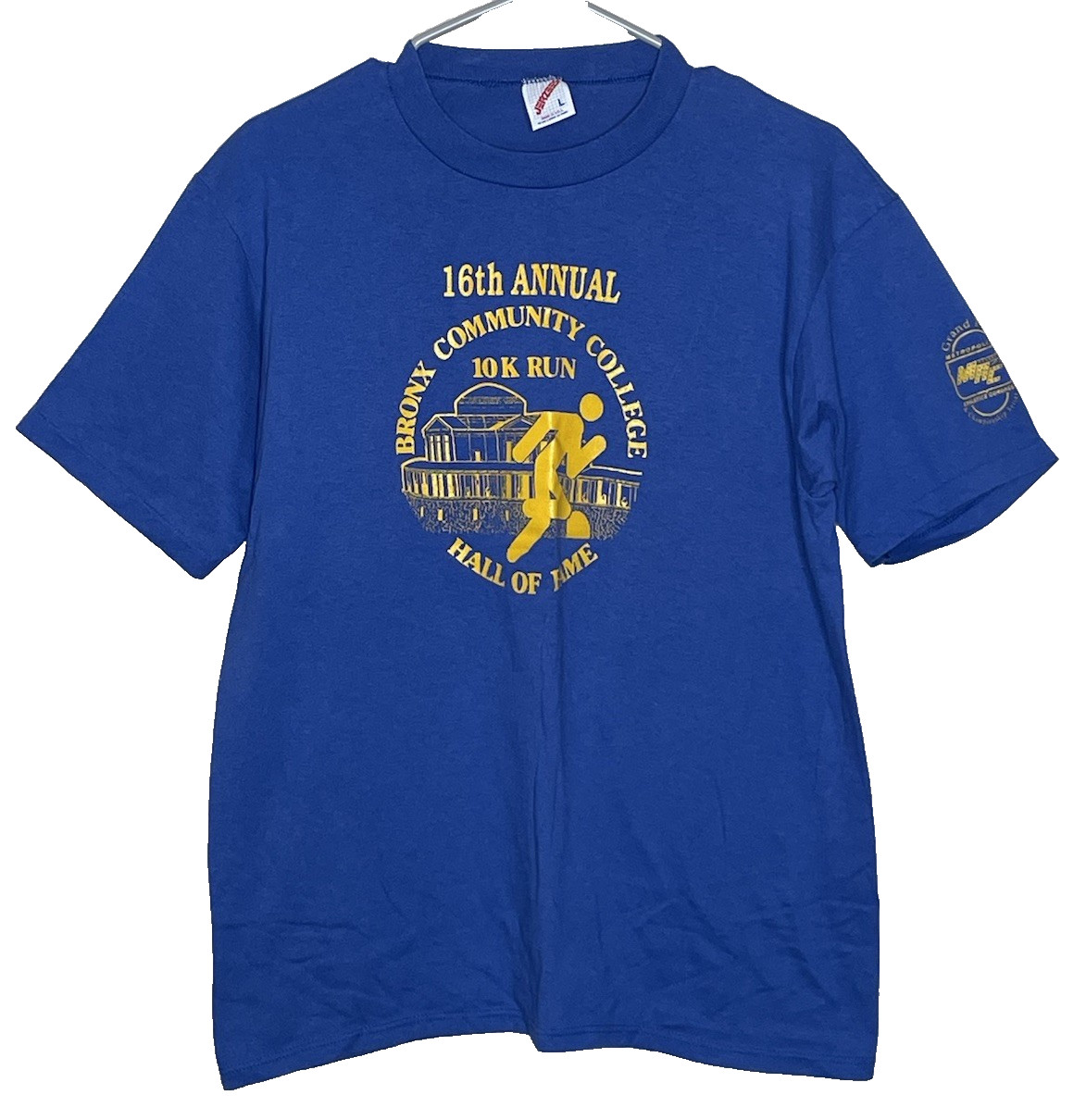 Bronx NY Community College 10K Run 16Th Annual 1994 T-Shirt Large VTG 90\'s NYC Bronx NY Community College 10K Run 16Th Annual 1994 T-Shirt Large VTG 90\'s NYC