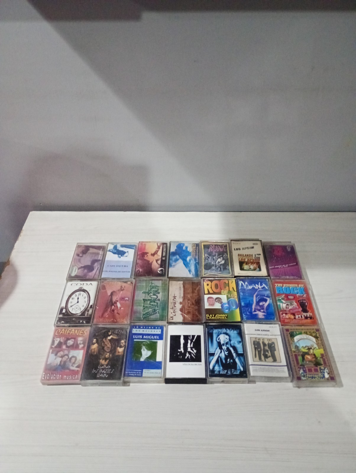 LOT 21 CASSETTES TAPES CAIFANES MOLOTOV CONTROL MACHETE MANA CODA CAFE TACUBA