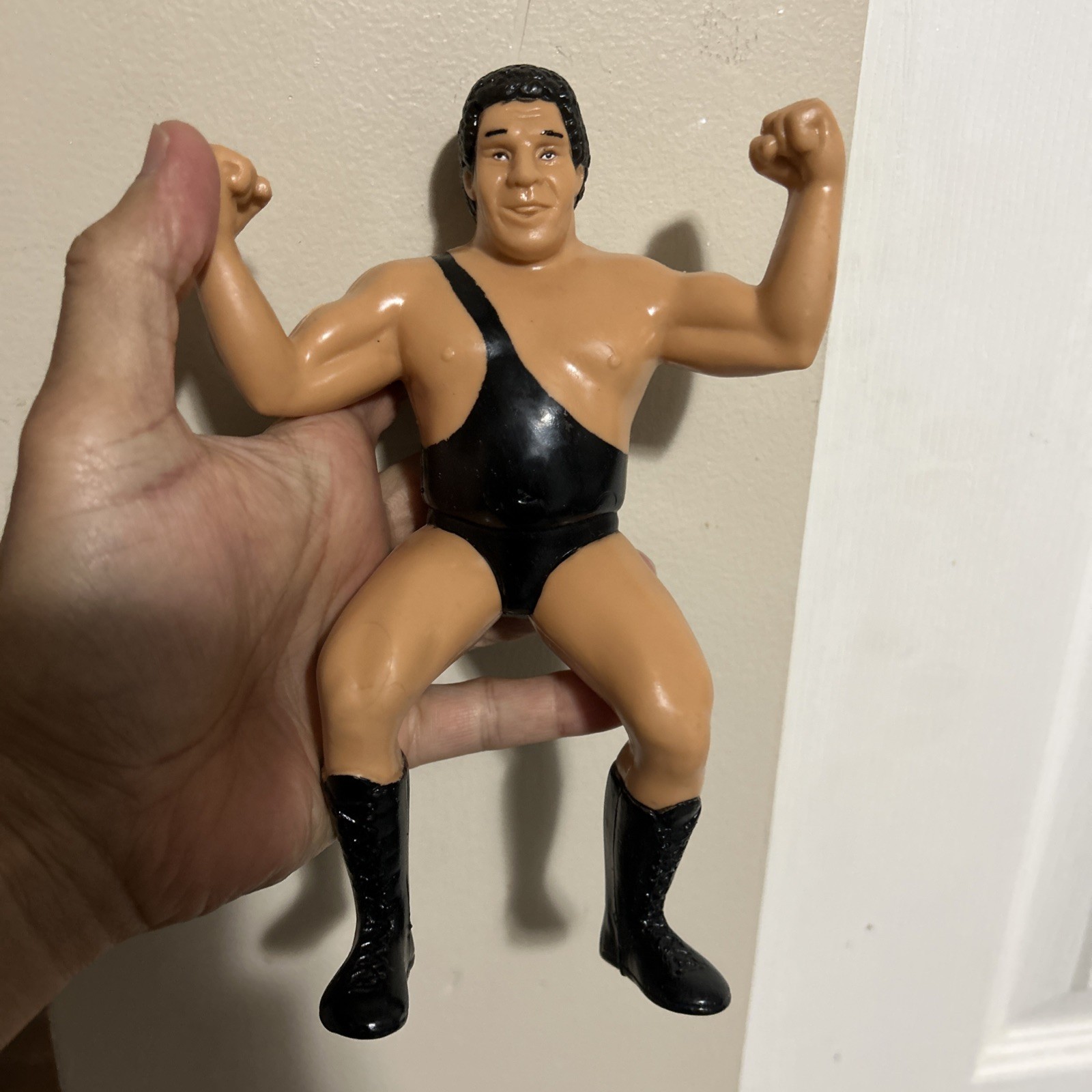 WWF WWE Wrestling LJN Series 6 Black Card Strap Andre the Giant Figure R G2U WWF WWE Wrestling LJN Series 6 Black Card Strap Andre the Giant Figure R G2U