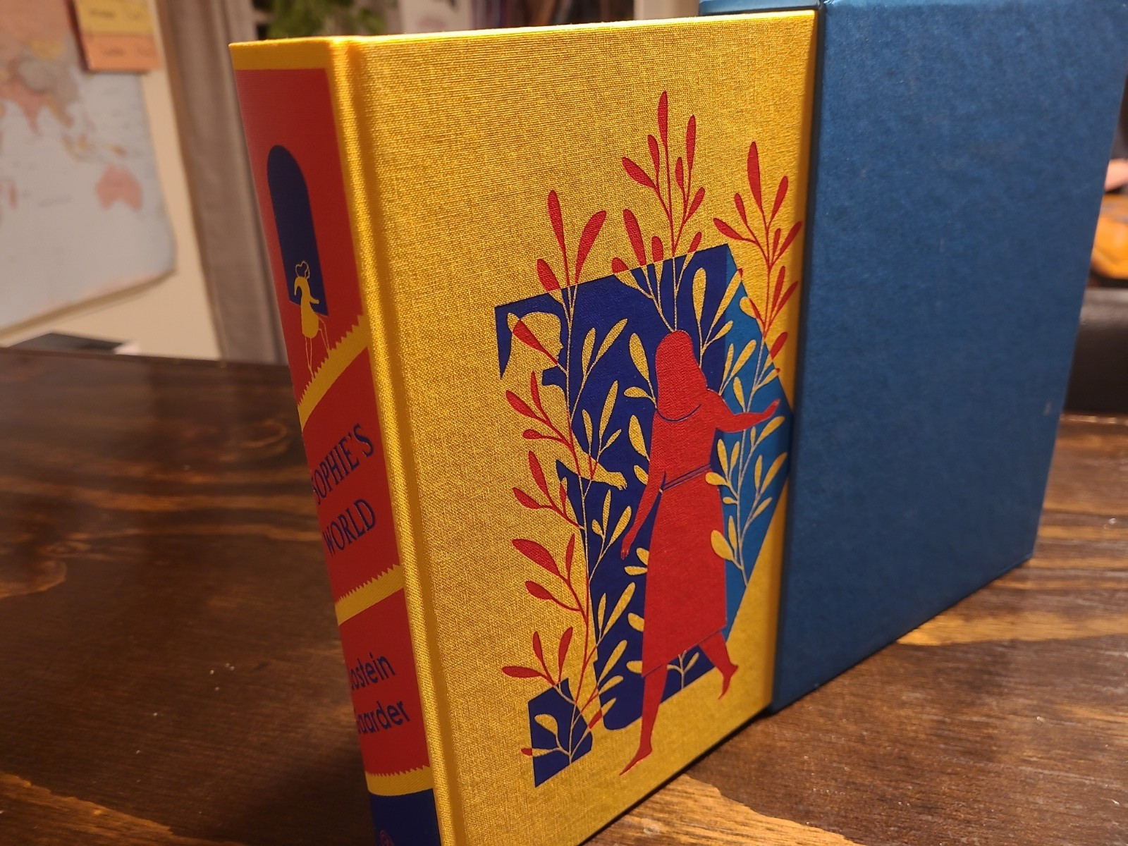 Sophie's World Jostein Gaarder Folio Society 1st ed 2019 HC / slip philosophy Sophie's World Jostein Gaarder Folio Society 1st ed 2019 HC / slip philosophy