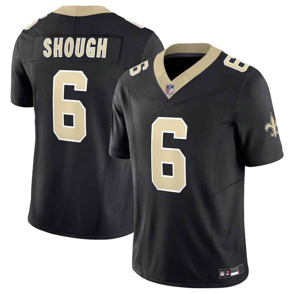 New Saints Men's #6 Tyler Shough Player Jersey All Stitched Jersey  All  NWT=